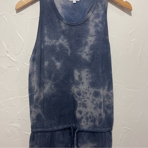 Sundry navy tie-dye elastic waist tank top casual dress (size 2/medium) - Picture 3 of 6